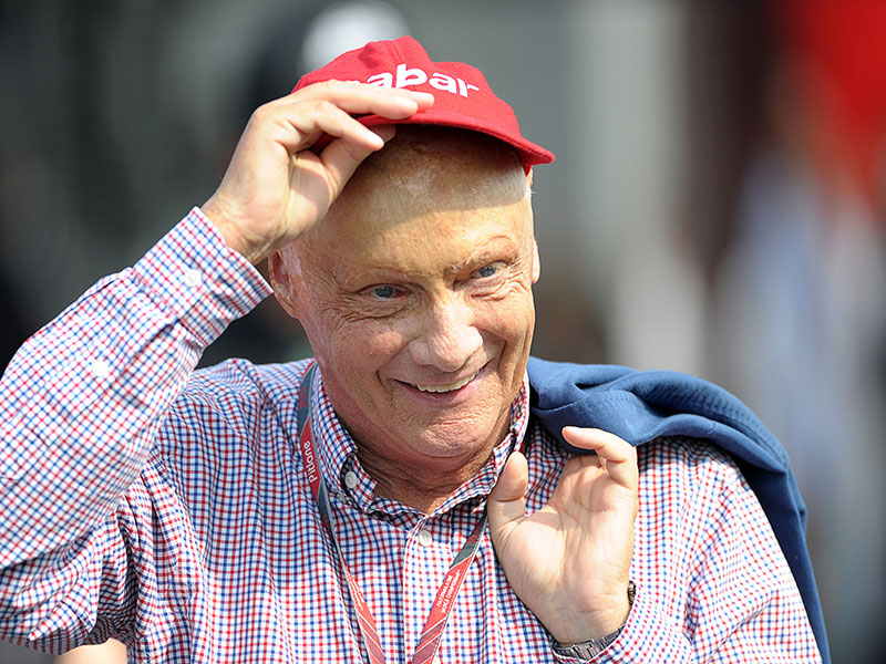 Der ehemalige Rennfahrer Niki Lauda