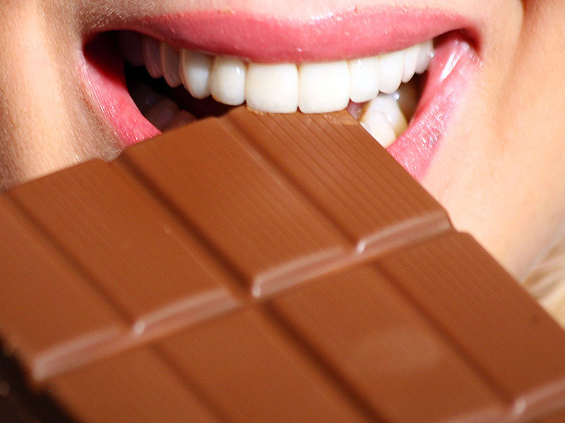 Schokolade essen