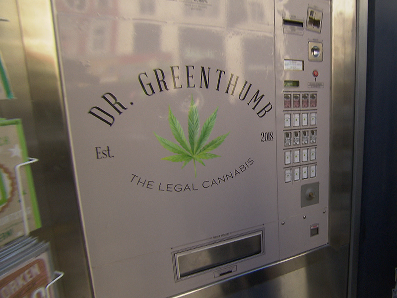 Cannabis Gras Hanf Automat