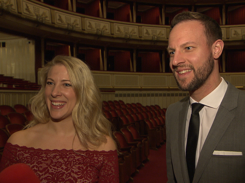 Die Geschwister Maria und Christoph Santner sind heuer für die Eröffnungs-Choreografie am Opernball zuständig