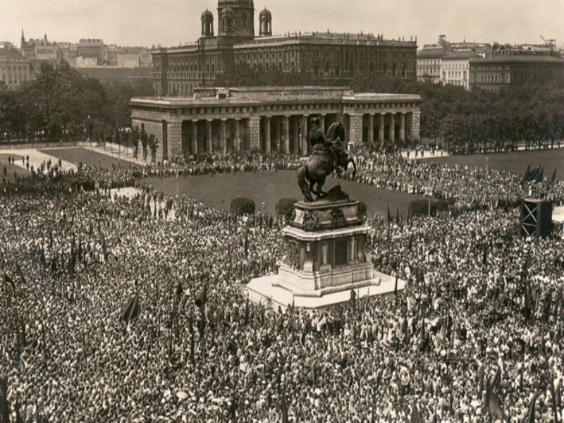 Eröffnung des Jugendtreffens auf dem Heldenplatz, 12. Juli 1929
