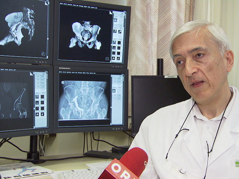 Mehdi Mousavi, der Leiter Unfallchirurgie im SMZ-Ost